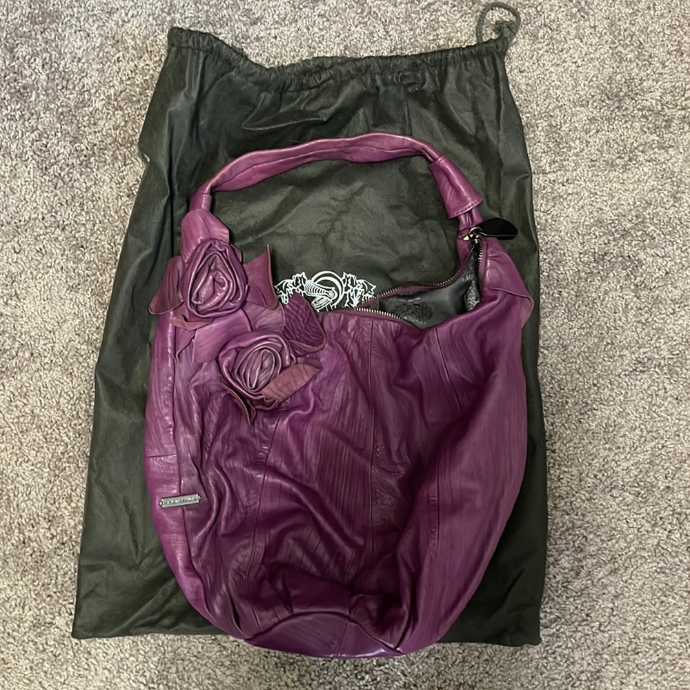 Vince Camino Fuchsia Leather Purse 16x12